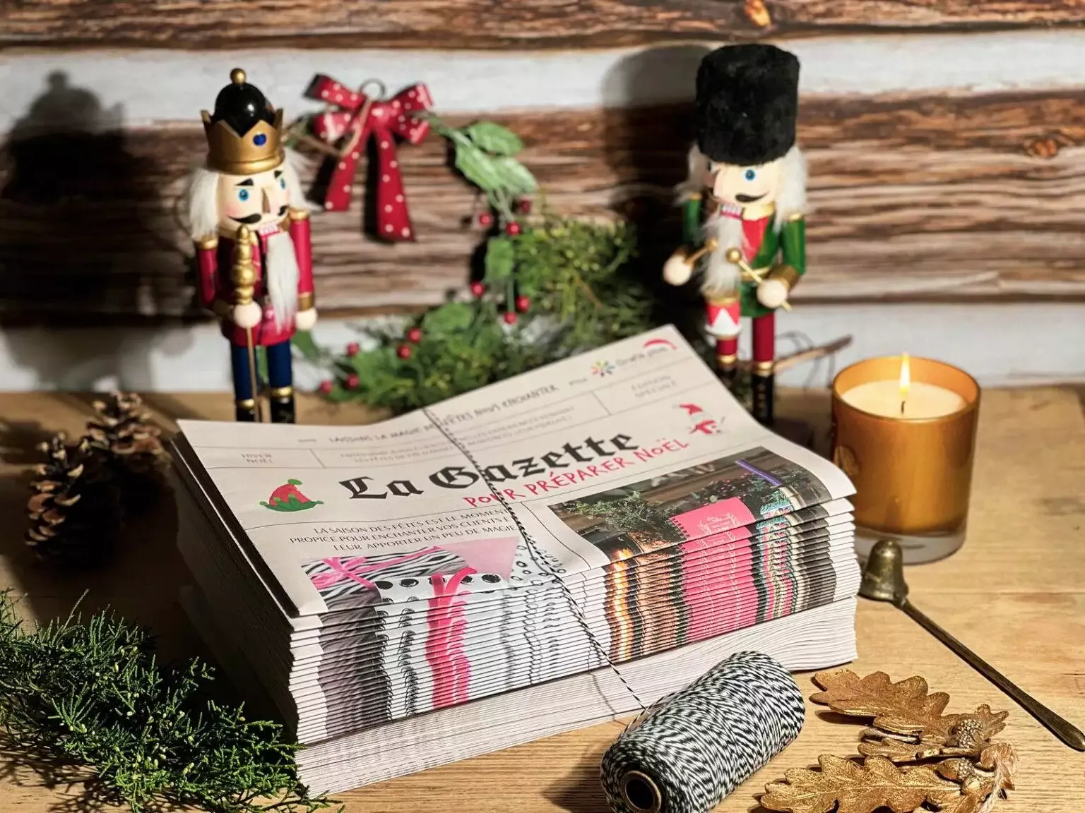 gazette de Noël impression journal tabloid storytelling Grafik Plus-23