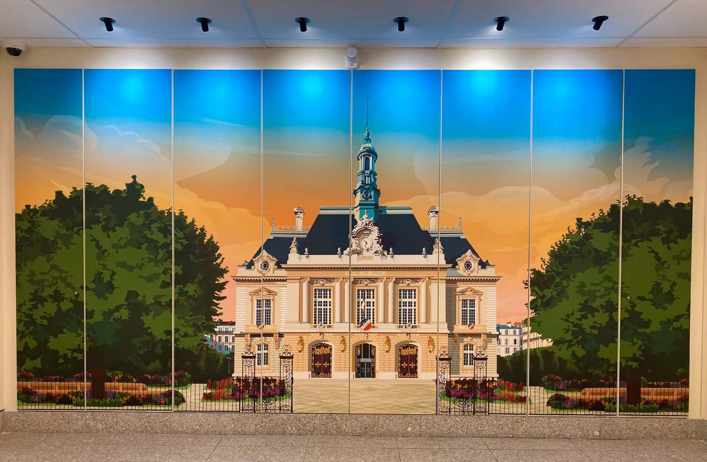 signalétique viscom Mairie